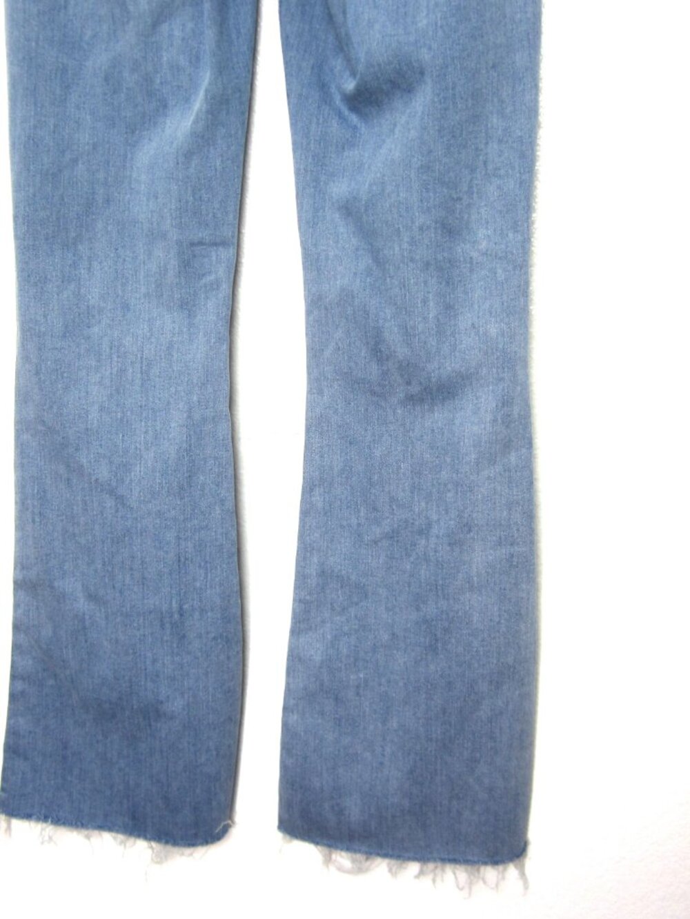 Frame 28 Wilson Raw After Raw Hem Flare Jeans High Waist Cotton Blend - Picture 8 of 10